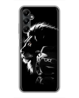 Чехол для Samsung Galaxy A05s с картинкой «BMW и лев» Чехол для Samsung Galaxy A05s с картинкой «BMW и лев»