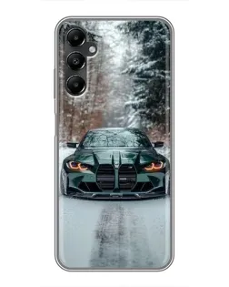 Чехол для Samsung Galaxy A05s с картинкой «BMW в зимнем лесу» Чехол для Samsung Galaxy A05s с картинкой «BMW в зимнем лесу»