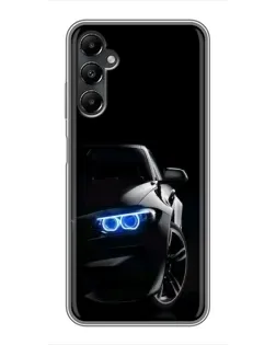 Чехол для Samsung Galaxy A05s с картинкой «BMW — ночной взгляд» Чехол для Samsung Galaxy A05s с картинкой «BMW — ночной взгляд»