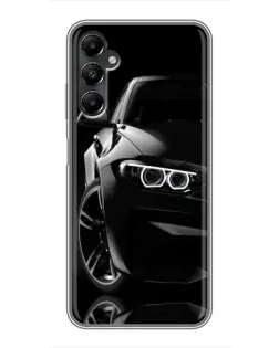 Чехол для Samsung Galaxy A05s с картинкой «Черная BMW — профиль» Чехол для Samsung Galaxy A05s с картинкой «Черная BMW — профиль»