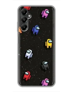 Чехол для Samsung Galaxy A05s с картинкой «Космический паттерн Among Us» Чехол для Samsung Galaxy A05s с картинкой «Космический паттерн Among Us»
