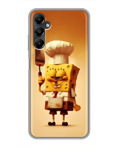 Чехол для Samsung Galaxy A05s с картинкой «Губка Боб повар»