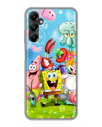 Чехол для Samsung Galaxy A05s с картинкой «Губка Боб и друзья» Чехол для Samsung Galaxy A05s с картинкой «Губка Боб и друзья»