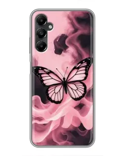 Чехол для Samsung Galaxy A05s с картинкой «Бабочка в дыму»