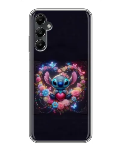 Чехол для Samsung Galaxy A05s с картинкой «Stitch в цветах» Чехол для Samsung Galaxy A05s с картинкой «Stitch в цветах»