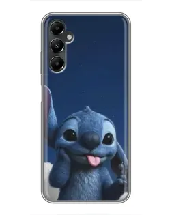 Чехол для Samsung Galaxy A05s с картинкой «Стич в облаках»