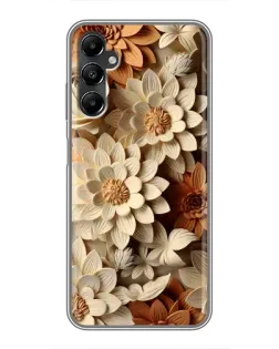 Чехол для Samsung Galaxy A05s с картинкой «Бежевый флористический декор» Чехол для Samsung Galaxy A05s с картинкой «Бежевый флористический декор»