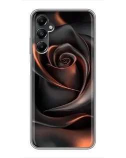 Чехол для Samsung Galaxy A05s с картинкой «Шелковая черная роза» Чехол для Samsung Galaxy A05s с картинкой «Шелковая черная роза»