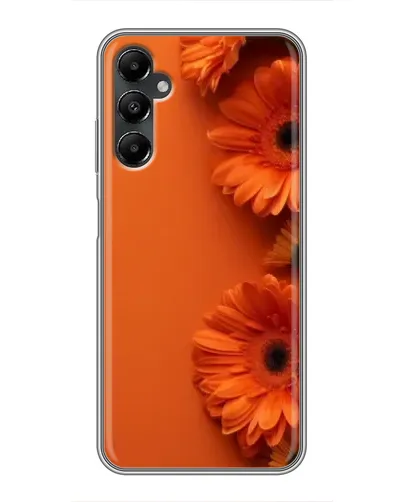 Чехол для Samsung Galaxy A05s с картинкой «Оранжевые герберы»