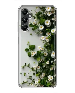 Чехол для Samsung Galaxy A05s с картинкой «Ветка мелких белых цветов» Чехол для Samsung Galaxy A05s с картинкой «Ветка мелких белых цветов»