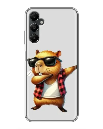 Чехол для Samsung Galaxy A05s с картинкой «Капибара рэпер даб»