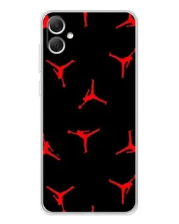 Чехол для Samsung Galaxy A06 с картинкой «Jordan Red Pattern» Чехол для Samsung Galaxy A06 с картинкой «Jordan Red Pattern»