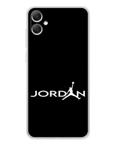 Чехол для Samsung Galaxy A06 с картинкой «Jordan White Logo» Чехол для Samsung Galaxy A06 с картинкой «Jordan White Logo»