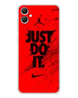 Чехол для Samsung Galaxy A06 с картинкой «Nike Just Do It» Чехол для Samsung Galaxy A06 с картинкой «Nike Just Do It»