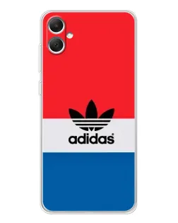 Чехол для Samsung Galaxy A06 с картинкой «Ретро блоки Adidas»