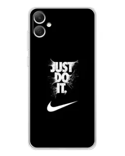 Чохол для Samsung Galaxy A06 з картинкою «Текстовий принт Nike» Чохол для Samsung Galaxy A06 з картинкою «Текстовий принт Nike»