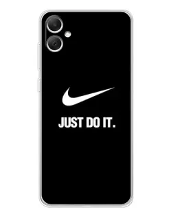 Чохол для Samsung Galaxy A06 з картинкою «Класичний принт Nike» Чохол для Samsung Galaxy A06 з картинкою «Класичний принт Nike»