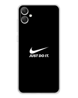 Чохол для Samsung Galaxy A06 з картинкою «Мінімалізм від Nike» Чохол для Samsung Galaxy A06 з картинкою «Мінімалізм від Nike»