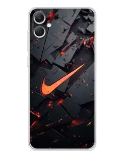 Чохол для Samsung Galaxy A06 з картинкою «Nike — ефект розломів» Чохол для Samsung Galaxy A06 з картинкою «Nike — ефект розломів»