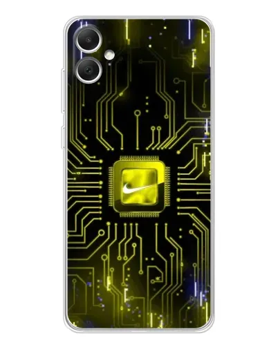 Чохол для Samsung Galaxy A06 з картинкою «Nike — золота іскра»