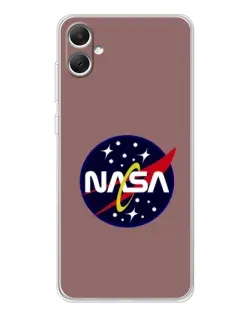 Чехол для Samsung Galaxy A06 с картинкой «NASA — ретро космос» Чехол для Samsung Galaxy A06 с картинкой «NASA — ретро космос»