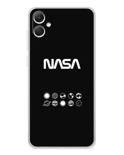 Чехол для Samsung Galaxy A06 с картинкой «NASA — технический принт» Чехол для Samsung Galaxy A06 с картинкой «NASA — технический принт»