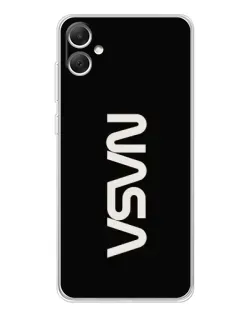 Чехол для Samsung Galaxy A06 с картинкой «NASA — вертикальный логотип» Чехол для Samsung Galaxy A06 с картинкой «NASA — вертикальный логотип»