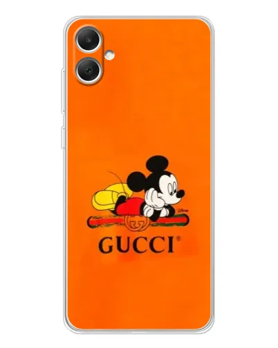 Чехол для Samsung Galaxy A06 с картинкой «Микки Маус Gucci — оранж» Чехол для Samsung Galaxy A06 с картинкой «Микки Маус Gucci — оранж»