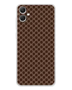 Чехол для Samsung Galaxy A06 с картинкой «Gucci — шоколадная сетка»