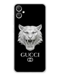 Чехол для Samsung Galaxy A06 с картинкой «Gucci — серебряный лев»