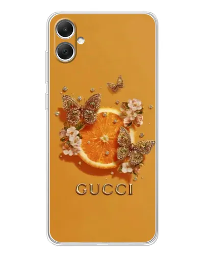 Чехол для Samsung Galaxy A06 с картинкой «Gucci — золотые бабочки» Чехол для Samsung Galaxy A06 с картинкой «Gucci — золотые бабочки»