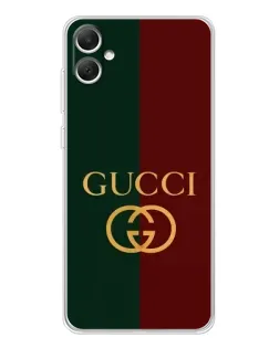 Чехол для Samsung Galaxy A06 с картинкой «Gucci — темно-зеленый градиент»