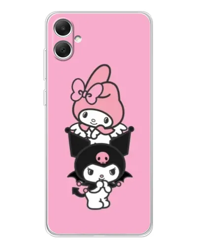 Чехол для Samsung Galaxy A06 с картинкой «My Melody и Kuromi»