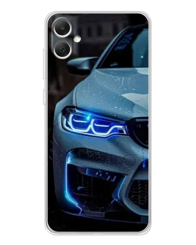 Чехол для Samsung Galaxy A06 с картинкой «Взгляд BMW с синими фарами» Чехол для Samsung Galaxy A06 с картинкой «Взгляд BMW с синими фарами»