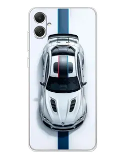 Чехол для Samsung Galaxy A06 с картинкой «Вид сверху — BMW M» Чехол для Samsung Galaxy A06 с картинкой «Вид сверху — BMW M»