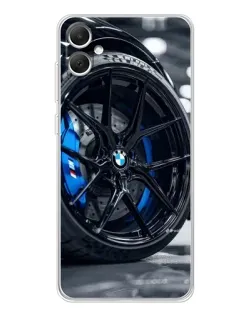 Чехол для Samsung Galaxy A06 с картинкой «Колесо BMW вблизи» Чехол для Samsung Galaxy A06 с картинкой «Колесо BMW вблизи»
