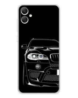 Чехол для Samsung Galaxy A06 с картинкой «Темный силуэт BMW» Чехол для Samsung Galaxy A06 с картинкой «Темный силуэт BMW»