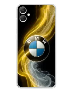 Чехол для Samsung Galaxy A06 с картинкой «Золотистый дым BMW» Чехол для Samsung Galaxy A06 с картинкой «Золотистый дым BMW»