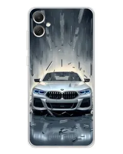 Чехол для Samsung Galaxy A06 с картинкой «BMW в свете фар» Чехол для Samsung Galaxy A06 с картинкой «BMW в свете фар»