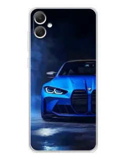 Чехол для Samsung Galaxy A06 с картинкой «Голубая BMW M4» Чехол для Samsung Galaxy A06 с картинкой «Голубая BMW M4»