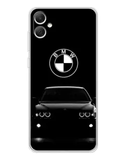 Чехол для Samsung Galaxy A06 с картинкой «BMW — взгляд из темноты» Чехол для Samsung Galaxy A06 с картинкой «BMW — взгляд из темноты»