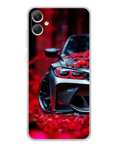 Чехол для Samsung Galaxy A06 с картинкой «Спортивная BMW и цветы» Чехол для Samsung Galaxy A06 с картинкой «Спортивная BMW и цветы»