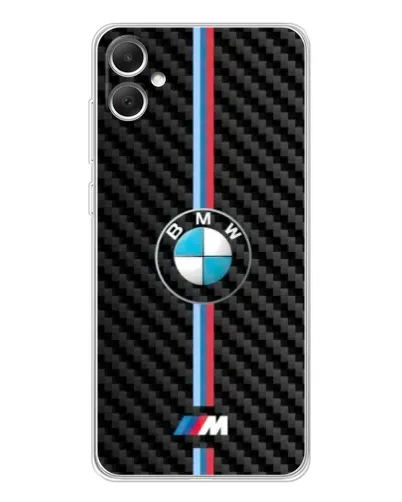 Чехол для Samsung Galaxy A06 с картинкой «Эмблема BMW и карбон» Чехол для Samsung Galaxy A06 с картинкой «Эмблема BMW и карбон»
