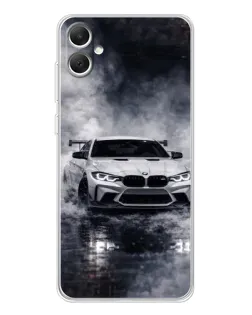 Чехол для Samsung Galaxy A06 с картинкой «BMW сквозь туман» Чехол для Samsung Galaxy A06 с картинкой «BMW сквозь туман»