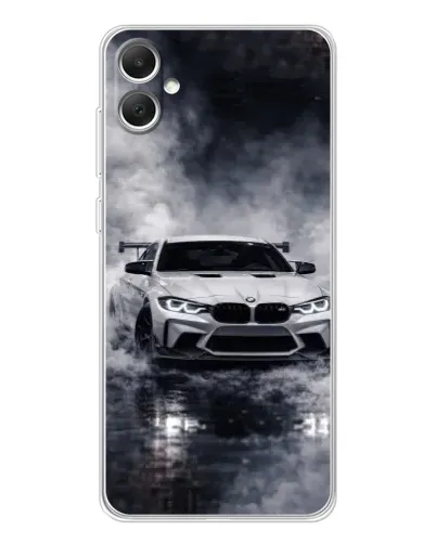 Чехол для Samsung Galaxy A06 с картинкой «BMW сквозь туман» Чехол для Samsung Galaxy A06 с картинкой «BMW сквозь туман»