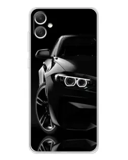Чехол для Samsung Galaxy A06 с картинкой «Черная BMW — профиль» Чехол для Samsung Galaxy A06 с картинкой «Черная BMW — профиль»