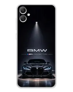 Чехол для Samsung Galaxy A06 с картинкой «BMW сквозь ночной город» Чехол для Samsung Galaxy A06 с картинкой «BMW сквозь ночной город»