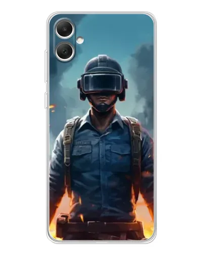 Чехол для Samsung Galaxy A06 с картинкой «PUBG — реалистичный герой»