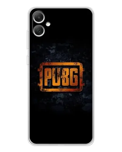 Чехол для Samsung Galaxy A06 с картинкой «PUBG — золотой логотип»