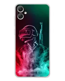 Чохол для Samsung Galaxy A06 з картинкою «PUBG — вогняний воїн» Чохол для Samsung Galaxy A06 з картинкою «PUBG — вогняний воїн»